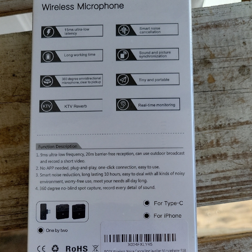 SX8 Wireless Microphone - Black - Picture 6 of 6